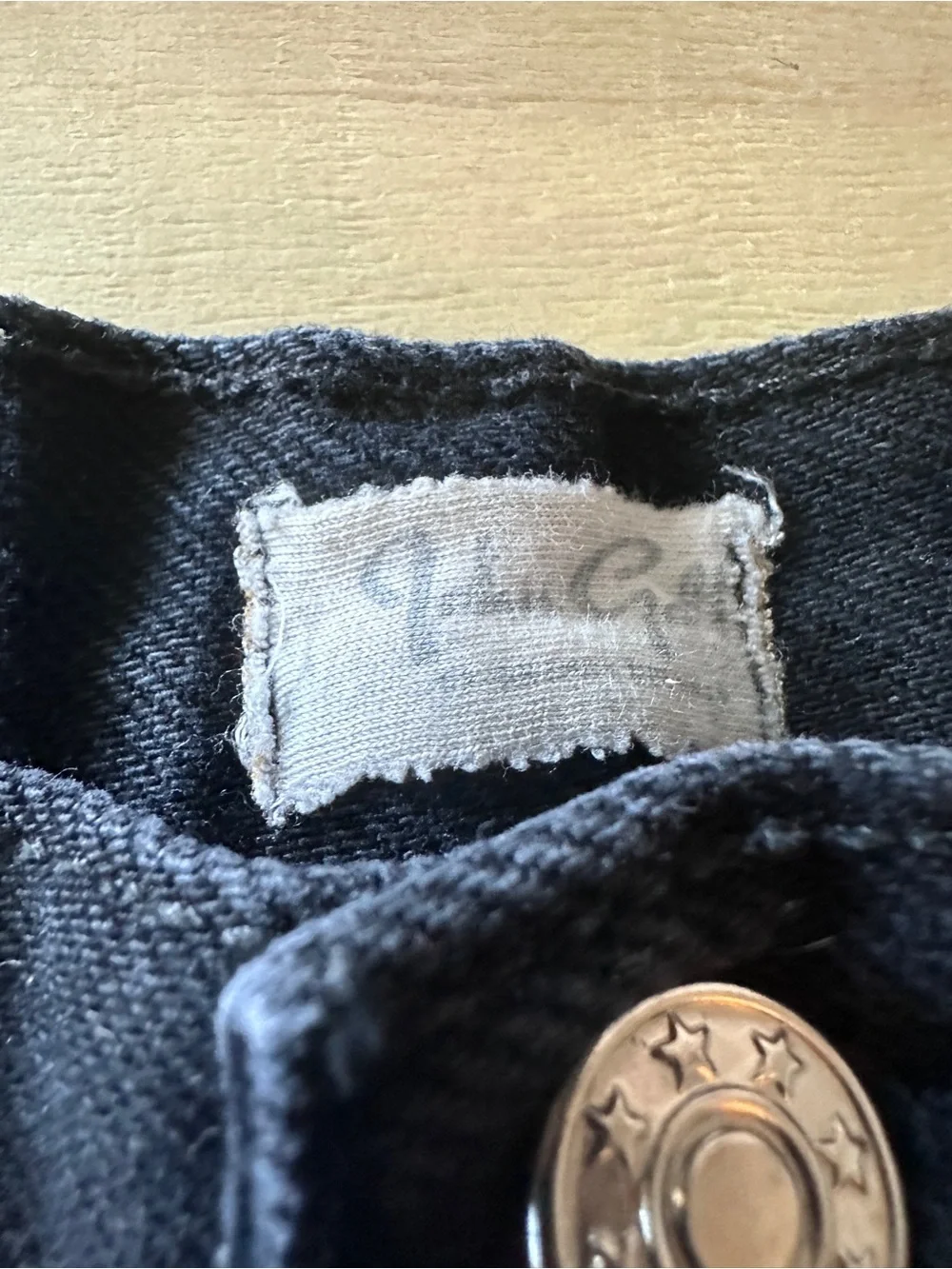 Brandy Melville Black High-Waisted Distressed Denim Shorts